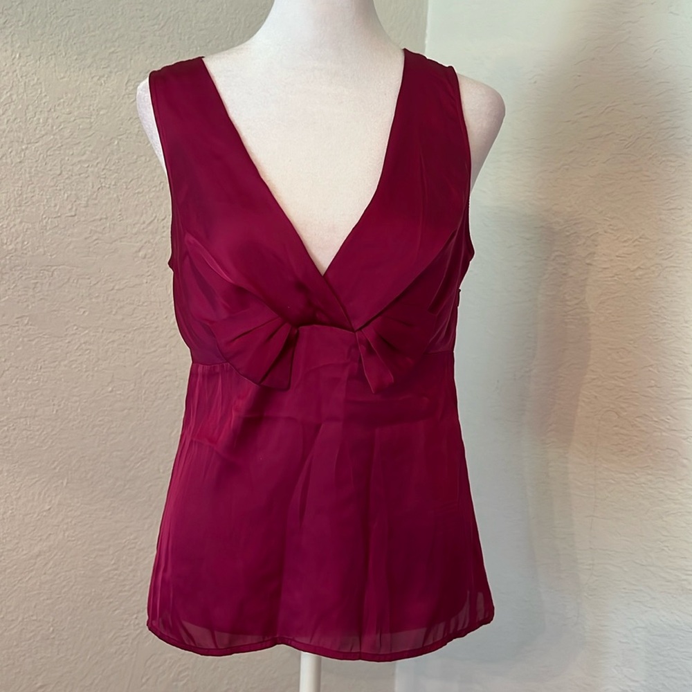Satin silk look top